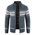 Men's Vintage Stand Collar Cashmere Jacket