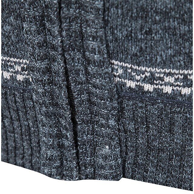 Men's Vintage Stand Collar Cashmere Jacket