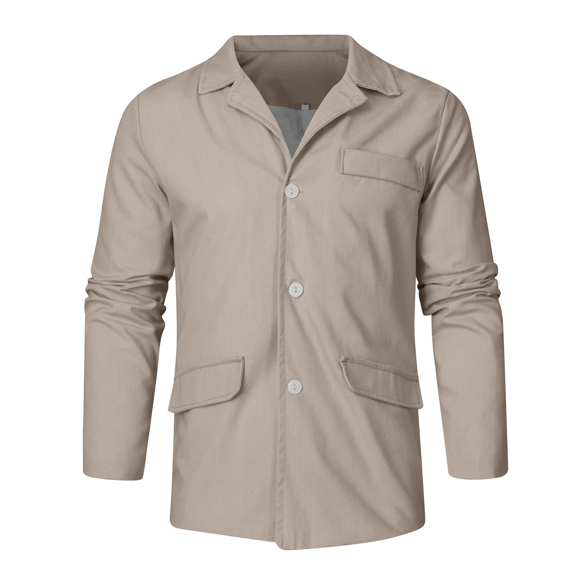 Men's cotton and linen suit jacket casual loose suit jacket