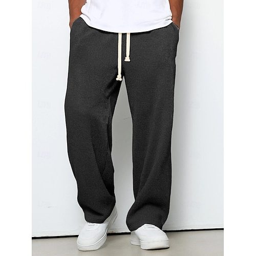 Men's Hoodie Hoodie Plain Drawstring Pocket Sports & Outdoor Daily Holiday Streetwear Spring Fall Clothing