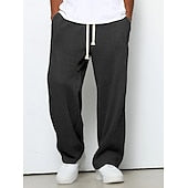 Men's Hoodie Hoodie Plain Drawstring Pocket Sports & Outdoor Daily Holiday Streetwear Spring Fall Clothing