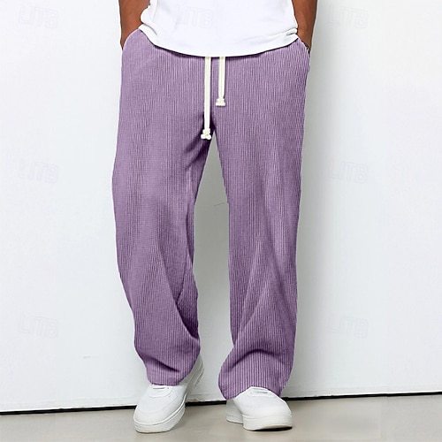 Men's Corduroy Shirt Tee Top Long Sleeve Shirt Oversized Loose Outdoor Street Tee for Men