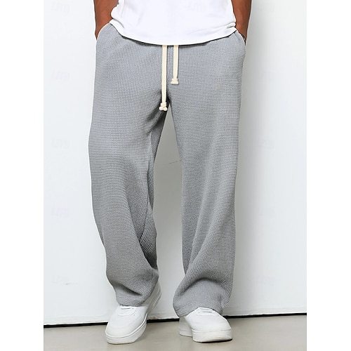 Men's Hoodie Hoodie Plain Drawstring Pocket Sports & Outdoor Daily Holiday Streetwear Spring Fall Clothing